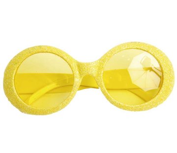 Partyline Lunettes Disco Brillant Neon Jaune