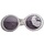 Lunettes Disco Brillant Neon Argent
