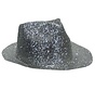 Chapeau Borsalino Plastique Brillant Argent