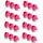 Santa Hats - 24 pieces - Pink Santa Hats