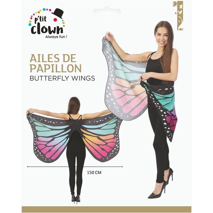 Ptit Clown Butterfly Wings – Multicolour – 150×70 cm – Dames