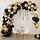 115 Balloon Kit – Gold/Black – Party Decoration