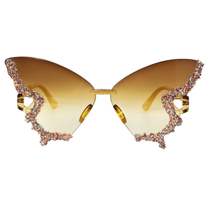 Ptit Clown Butterfly Glasses – Gold – Fashion Accessory