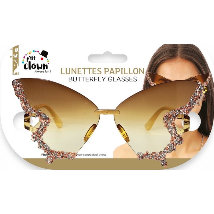 Ptit Clown Lunettes Papillon  – Or – Accessoire Fashion