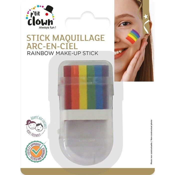 Ptit Clown Make‑up Stick – Regenboog – 6 g