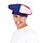 Beret Blue/White/Red – Fashion & Costume Accessory