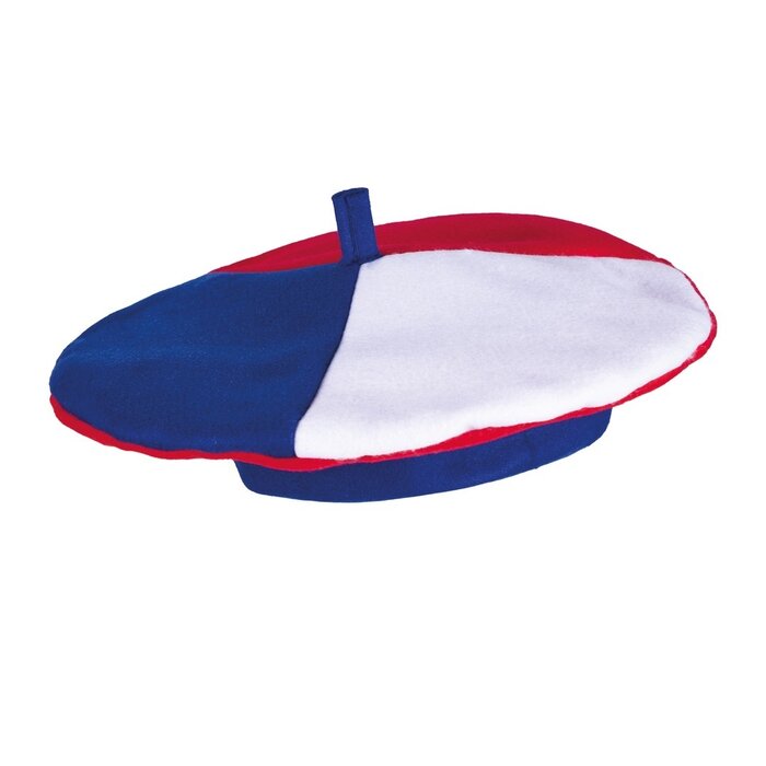 Ptit Clown Béret Bleu/Blanc/Rouge – Accessoire Mode & Déguisement