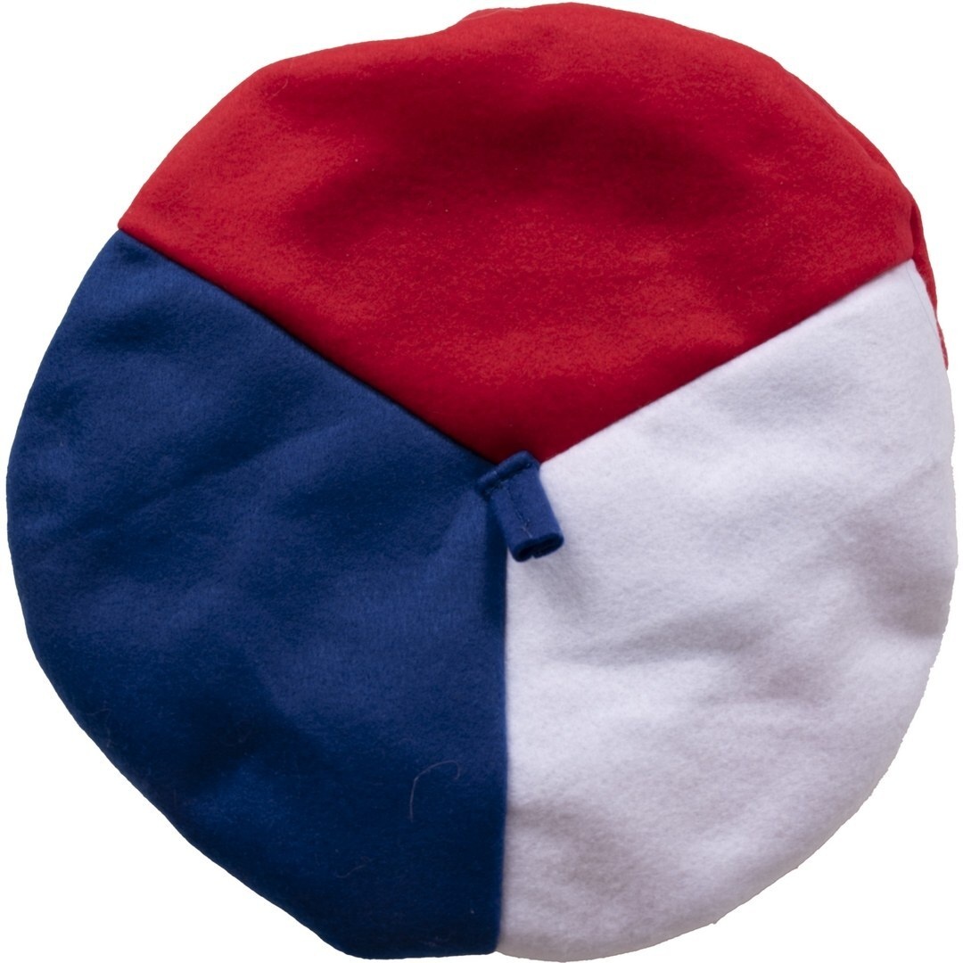 Ptit Clown Beret Blue/White/Red – Fashion & Costume Accessory