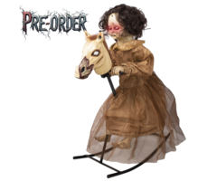 Ptit Clown Vervloekt Meisje op Schommelpaard – 100 cm