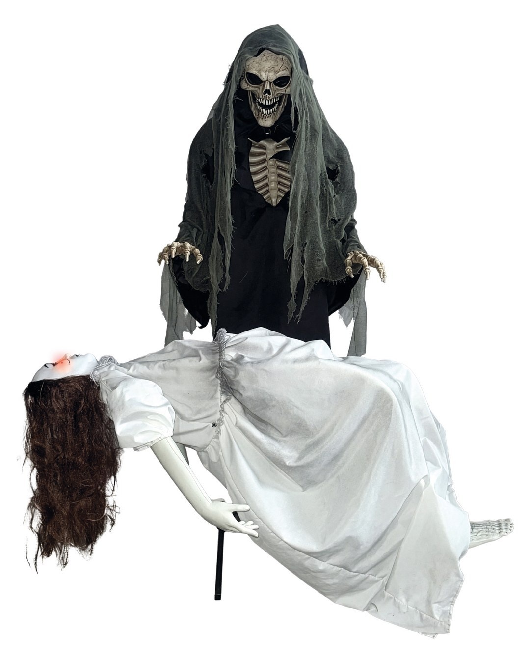 Ptit Clown Grim Reaper and Levitating Girl – Animated with Sound & Light – 170 cm