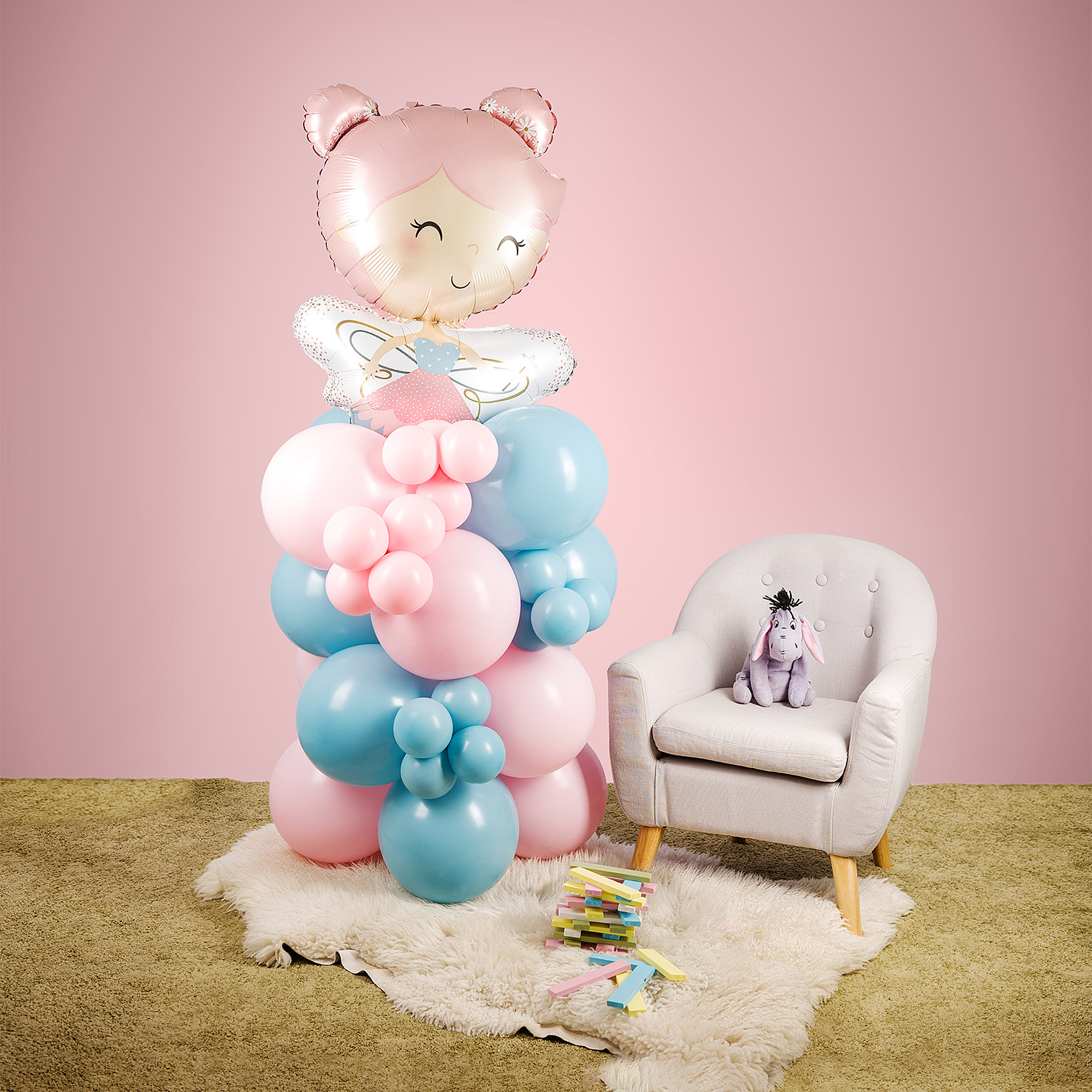 Balloonking Kids Balloon Collection – Lovely Fairy Kit – Complete Party Set