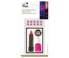 Ptit Clown Kit Maquillage – Rose Néon – Réactif UV