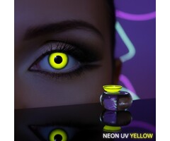 Zoelibat - Eyecatcher UV Gele Kleurlenzen | Maandlenzen
