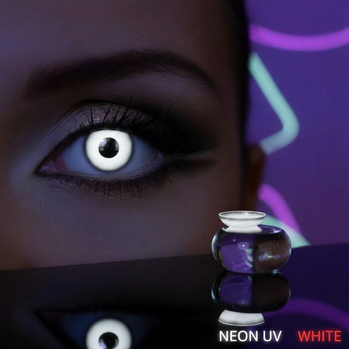 Zoelibat - Eyecatcher UV White Colorlenses