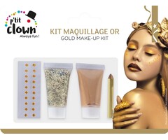 Ptit Clown Make‑up Kit Goud – Glitter & Gems