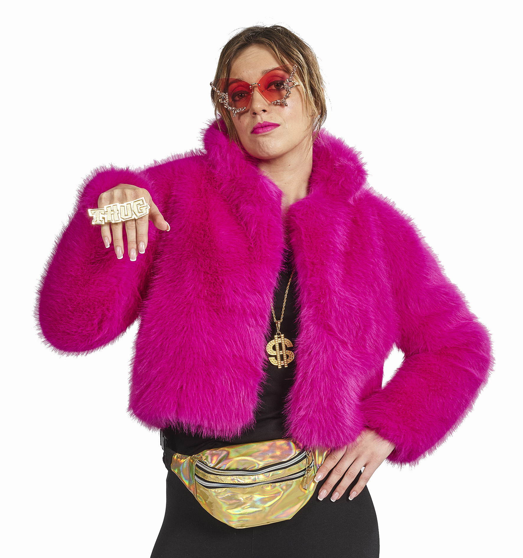 Partyline Butterfly Glasses – Pink– Fashion Accessory