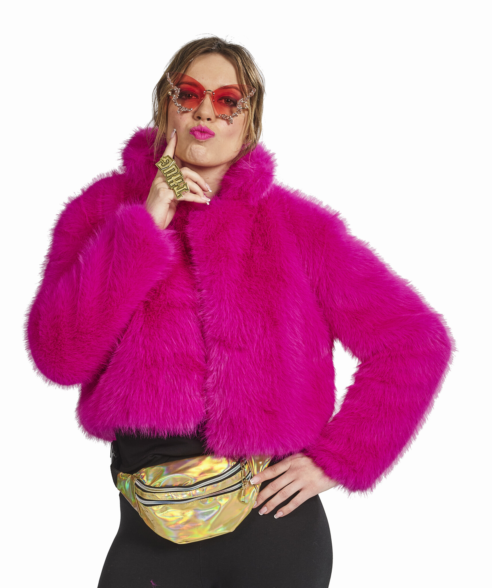 Partyline Butterfly Glasses – Pink– Fashion Accessory