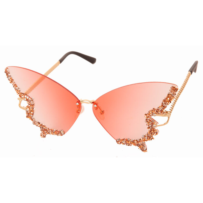 Partyline Lunettes Papillon  – Rose – Accessoire Fashion