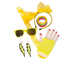 Partyline Neon Yellow Women’s Accessory Set