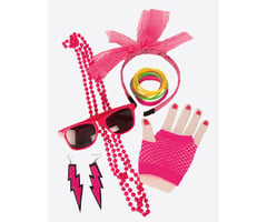 Partyline Neon Pink Women’s Accessory Set