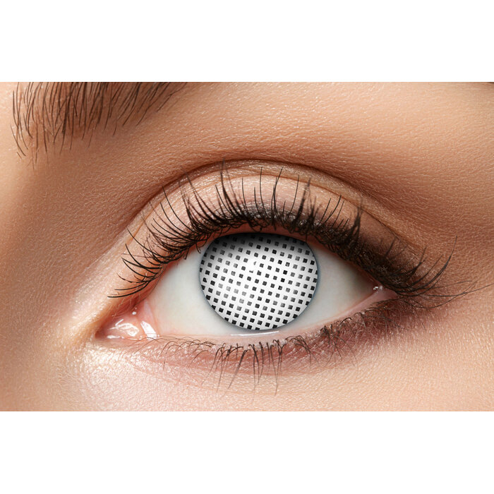 Zoelibat - Eyecatcher Lentilles Semaine Blind White – Effet Horreur & Halloween