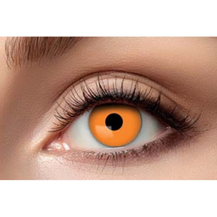 Zoelibat - Eyecatcher Oranje Halloween Kostuum Contactlenzen – Weeklenzen – Cosplay