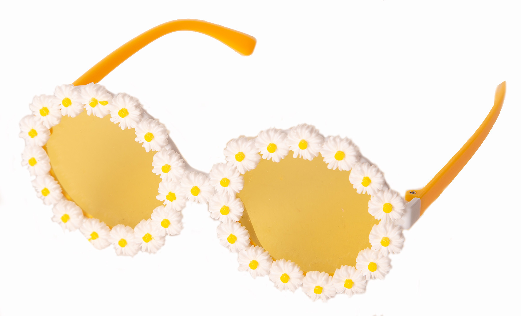 Partyline Hippie Flower Glasses – Round Frame – Festival & Costume Party