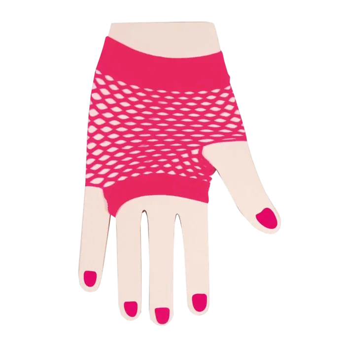 Partyline Gants Résille Courts Néon – Festival & Fête à Thème
