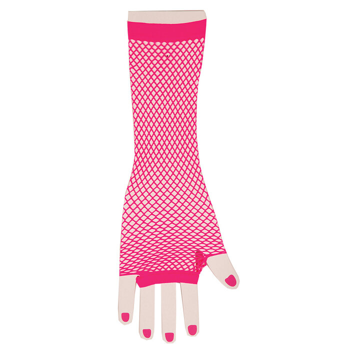 Partyline Gants Résille Longs Néon – Festival & Fête à Thème
