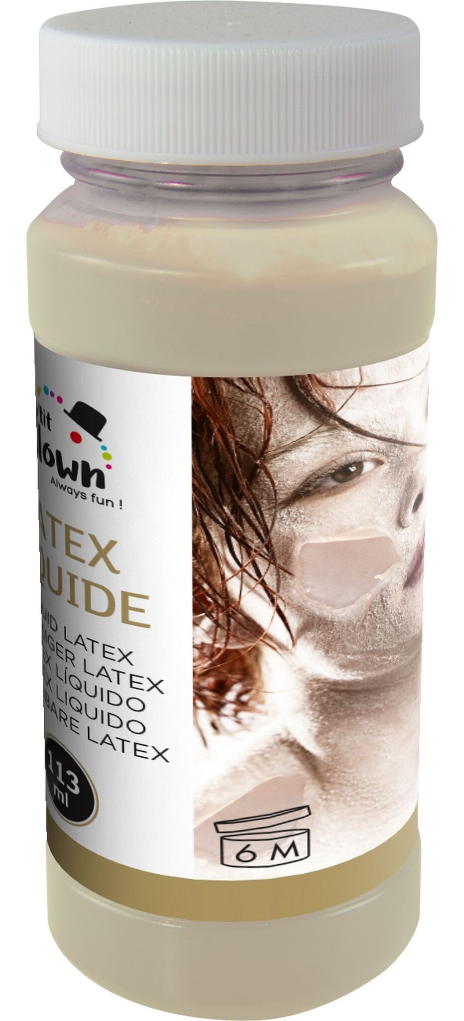 Ptit Clown Liquid Latex 113.2 ml – SFX Makeup for Halloween & Horror