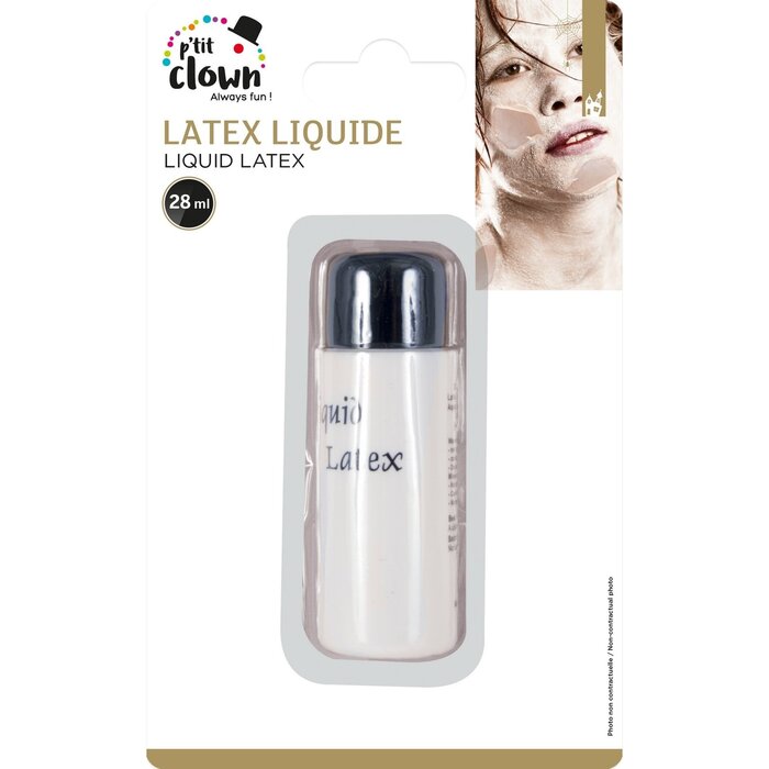 Ptit Clown Latex Liquide 28.3 ml  – Maquillage SFX pour Halloween & Horreur