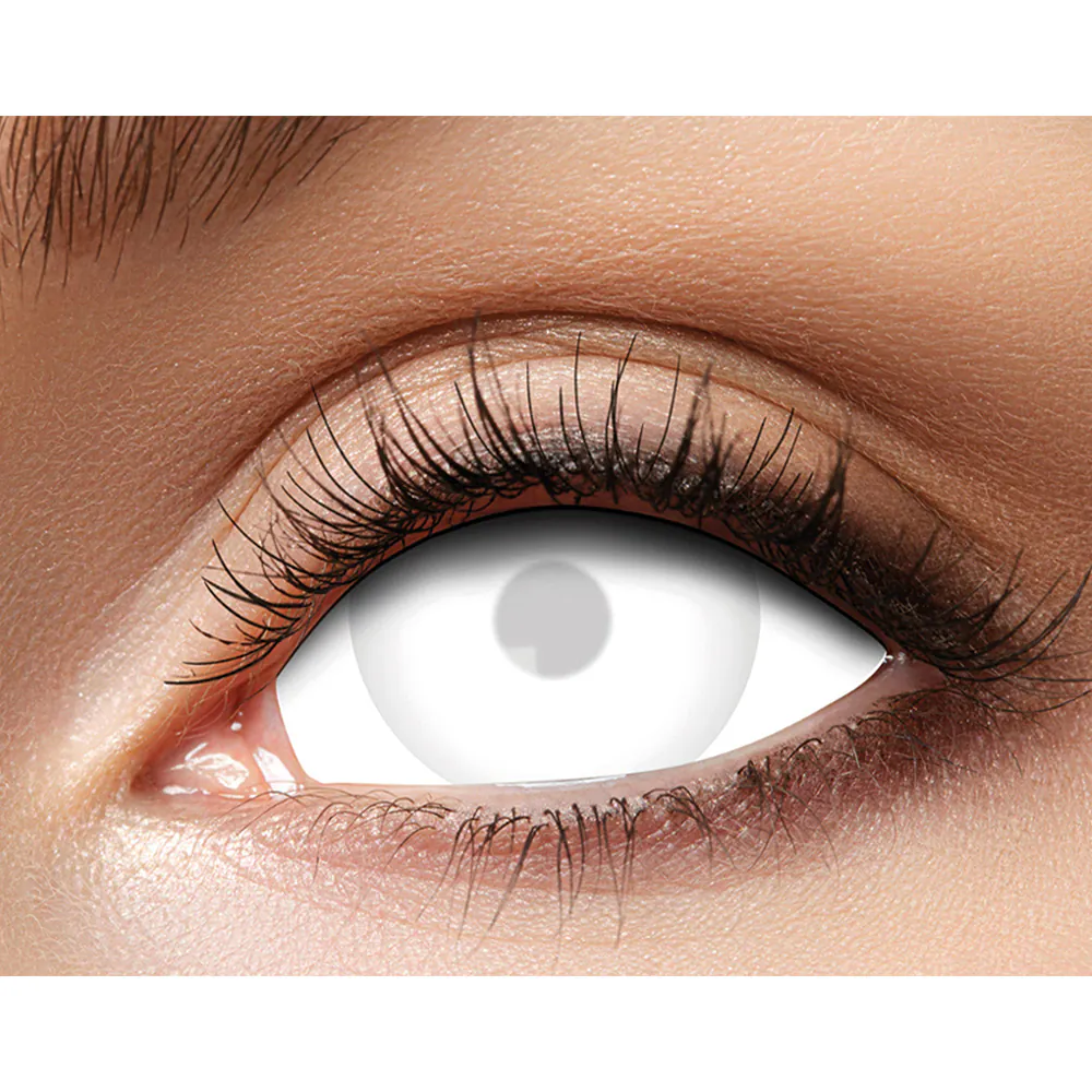 Boland Mini Sclera Eclipse 6‑Month Lenses – White & Black – Halloween Effect Contacts