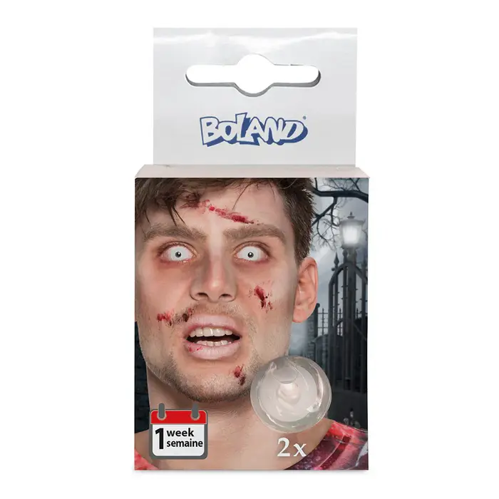 Boland Zombie Weekly Contact Lenses – Cosmetic Halloween & Horror Lenses