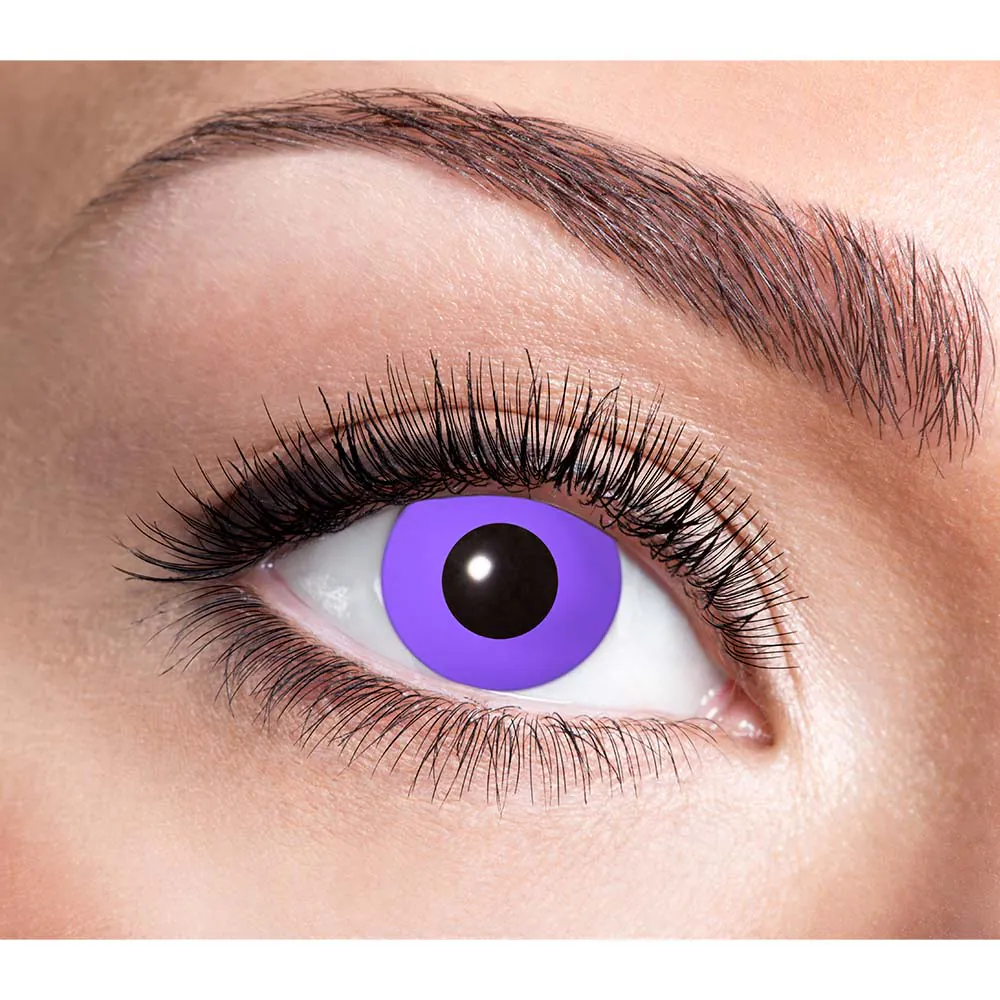 Boland Gothic Weekly Contact Lenses – Purple Horror Lenses for Halloween & Cosplay