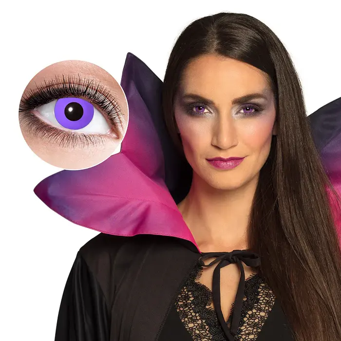 Boland Weeklenzen Gothic – Paarse Horrorlenzen voor Halloween & Cosplay