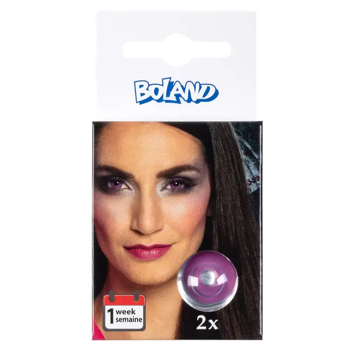 Boland Weeklenzen Gothic – Paarse Horrorlenzen voor Halloween & Cosplay