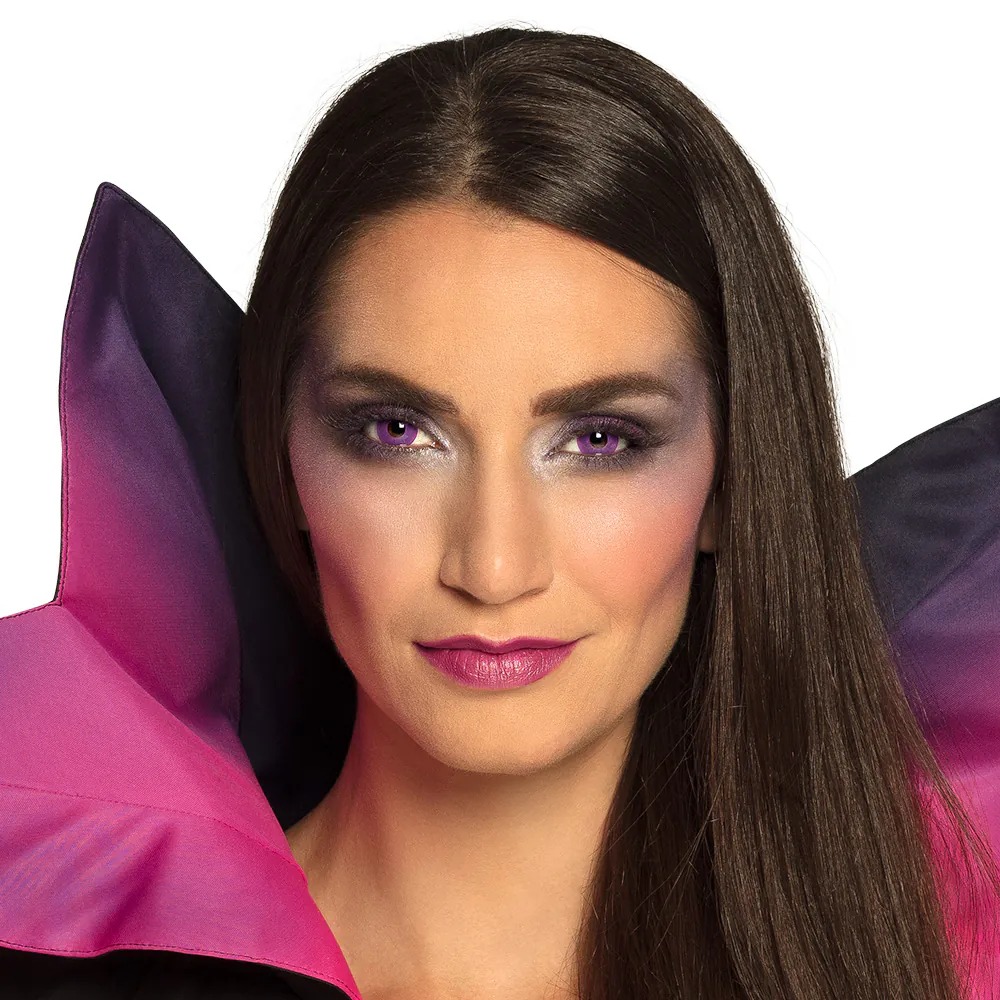 Boland Lentilles Hebdomadaires Gothic – Lentilles Violettes Horreur pour Halloween & Cosplay