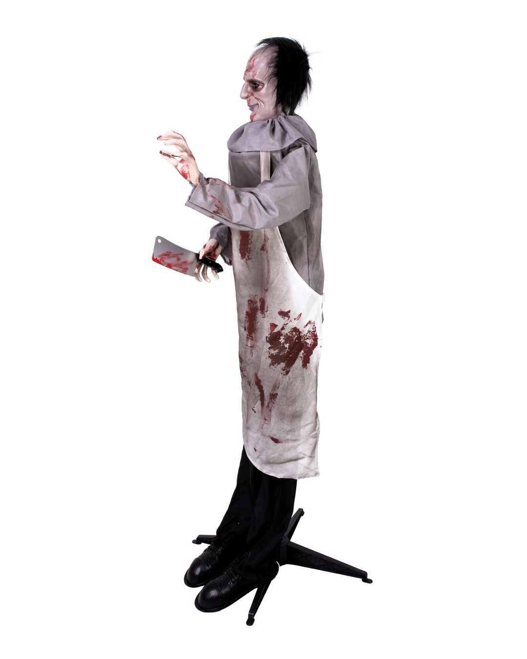 Ptit Clown Boucher Animatronique Double Tête 180 cm – Lumière & Son – Décor Halloween