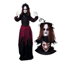 Ptit Clown Dubbelkoppige Animatronic Pop 180 cm