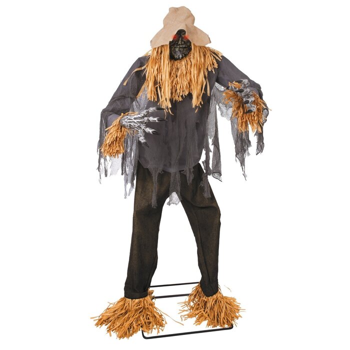 Ptit Clown Epouvantail Animatronique 180 cm – Lumière & Son – Décor Halloween
