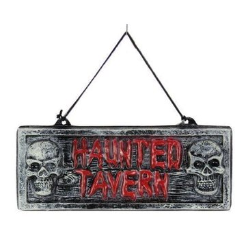 Partyline Panneau déco 'Haunted Tavern' | Décoration d'Halloween