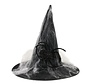 Chapeau de sorcière avec toile d'araignée | Chapeau d'Halloween