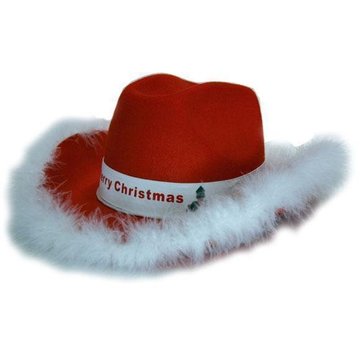 Partyline Chapeau feutre cowboy Noël