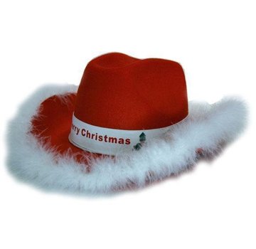 Partyline Hat Felt Cowboy Christmas