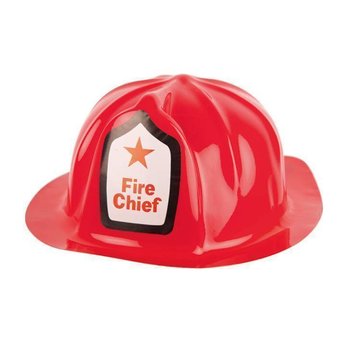 Partyline Fireman's helmet | Plastic red fire helmet