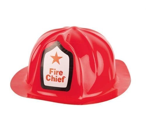 Partyline Fireman's helmet | Plastic red fire helmet