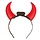 Diadème avec oreilles diable LED | Oreilles du diable lumineuses