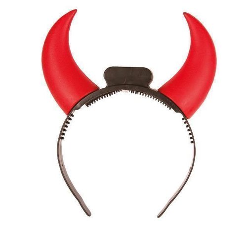 Partyline Diadem with LED devil ears | Luminous Devil's Ears