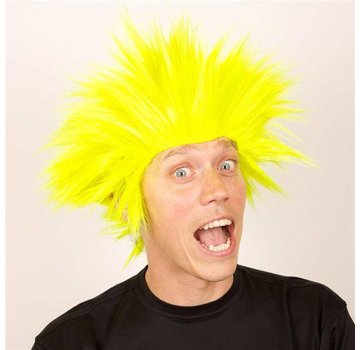 Partyline Wig Electric Shock yellow