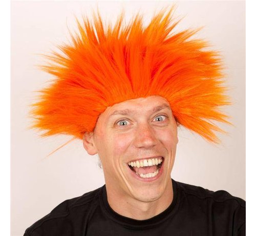 Partyline Wig Electric Shock Orange